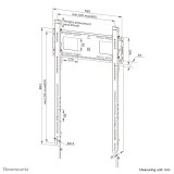 Neomounts WL30-750BL18P tv-beslag 2,49 m (98
