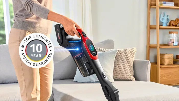 Bosch BCS1041PET stav stvsuger & elektrisk kost Stick vakuum Batteri Dry HEPA Posels 0,4 L 23,5 W Sort, Rd 4 At #22