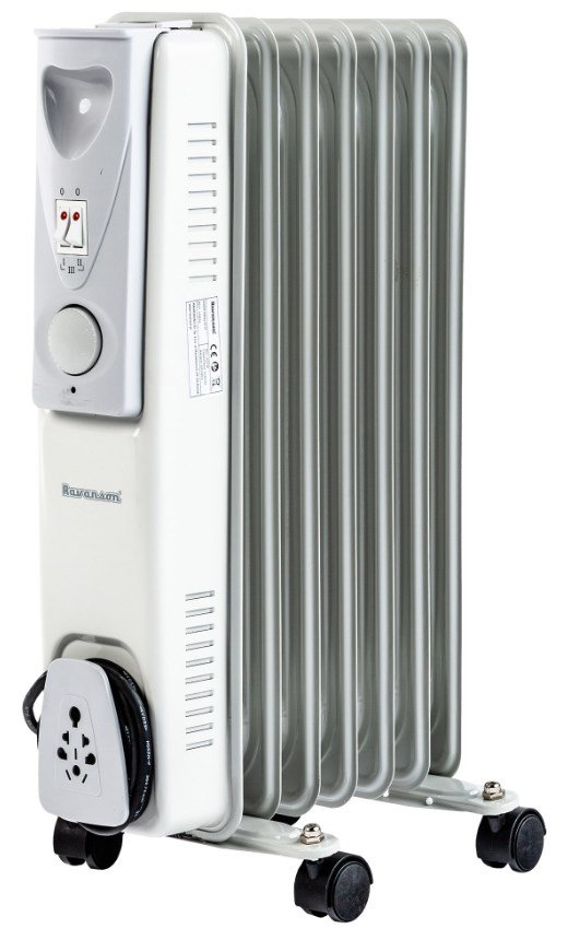 Ravanson OH-07 varmeapparat Indendrs Gr 1500 W Olie elektrisk omrdevarmer #2