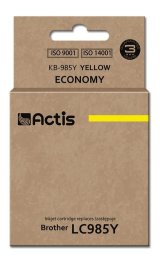 Actis KB-985Y blk (erstatning Brother LC985Y; Standard; 19,5 ml; gul) #1