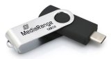 MediaRange MR1954 USB-n�gle 128 GB USB Type-C 3.2 Gen 1 (3.1 Gen 1) Sort, S�lv #1