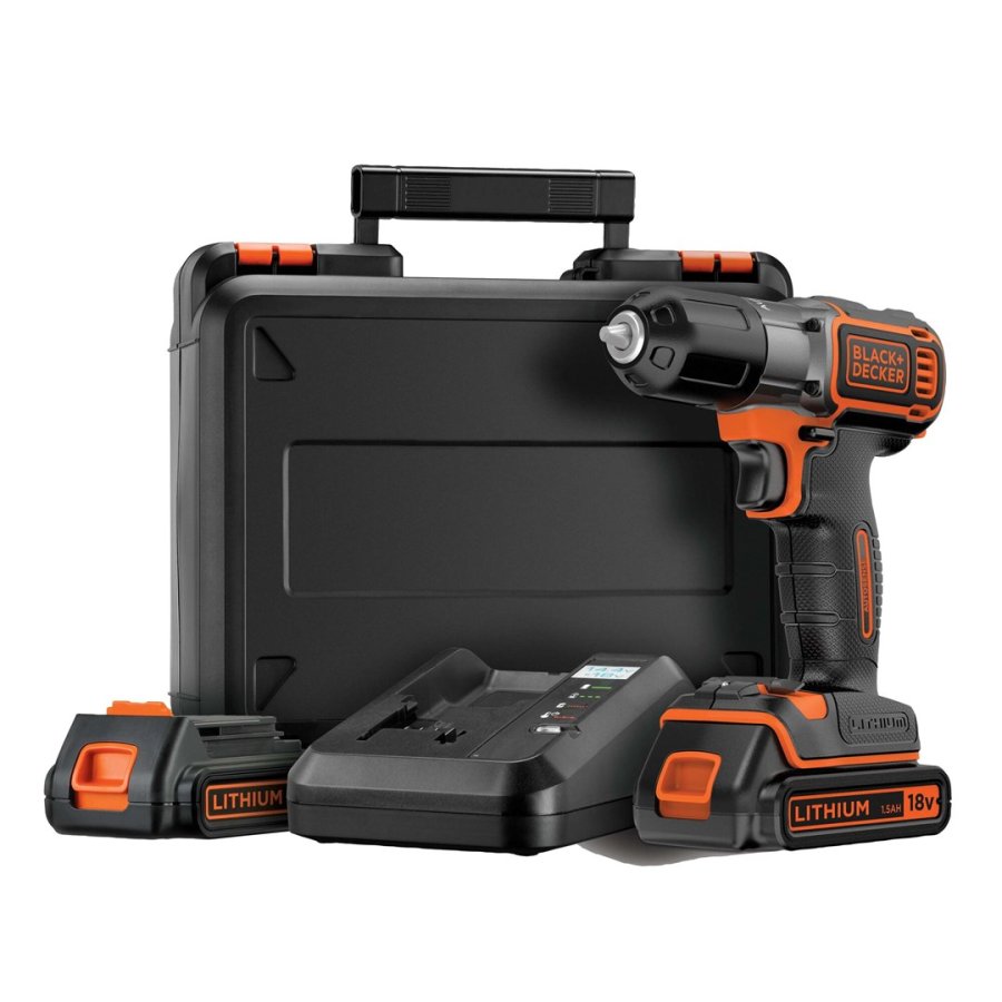 Black & Decker ASD18KB-QW bor Sort, Orange #1