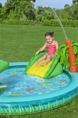 Bestway Oppustelig Pool Krokodille Legepark 224x181x72 cm +2 r Have 53166 #25