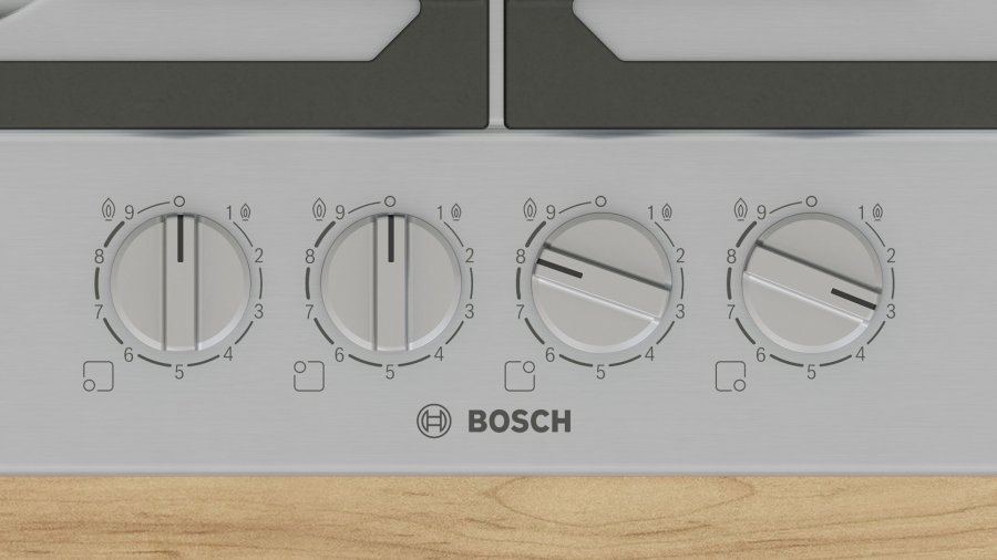 Bosch Serie 6 PCH6A5I90 kogeplade Rustfrit stl Indbygget 60 cm Gaskomfur 4 zone(s) #5