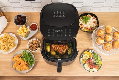 Eta Fritta Digi Dobbelt 7,2 L Enkeltst�ende 1800 W Varmluftsteger Sort #9