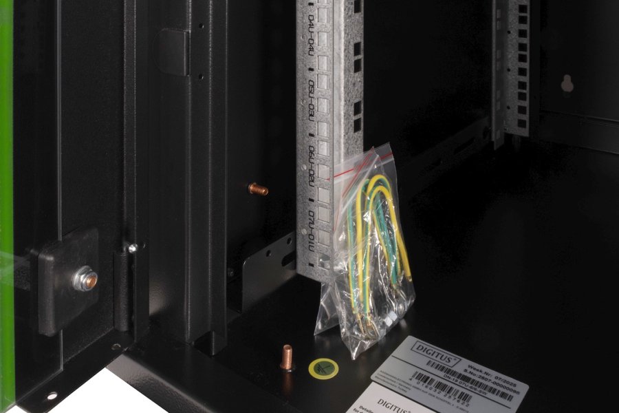 Digitus DN-19 07U-6/6-SW stativ 7U V�gmonteret stativ Sort #7