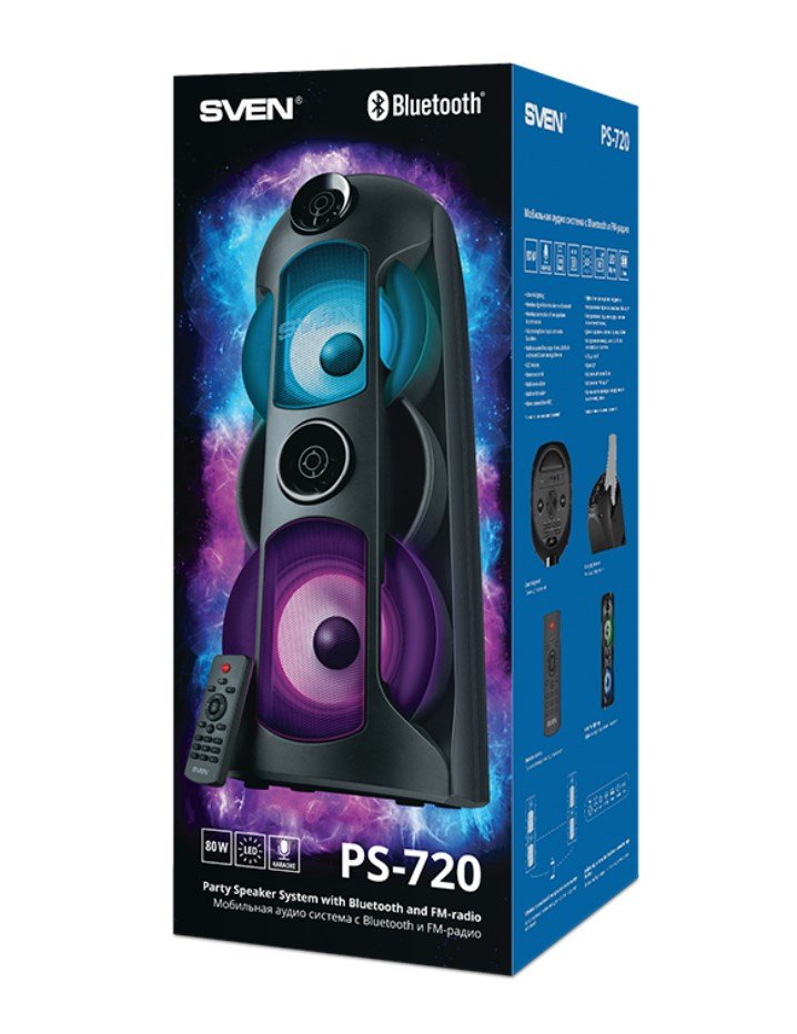 SVEN PS-720 Brbare hjttalere og festhjttalere Brbar mono hjttaler Sort 80 W #12