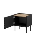 ONDA sengebord 2 stk. 50x40x54 sort #2