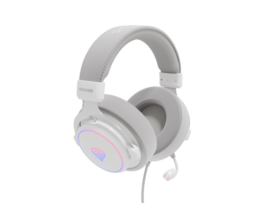 GENESIS Neon 764 Headset Ledningsfrt Spil USB Type-A Hvid #9