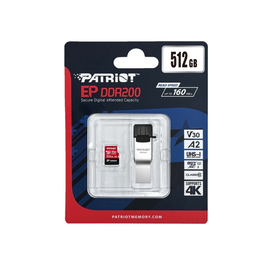 Patriot EP DDR200 Micro SDXC 512GB 160/120 MB/s U3 #5
