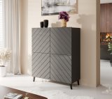 Reol ABETO 100,5 x 40 x 121,5 cm grafit/blank grafit #7