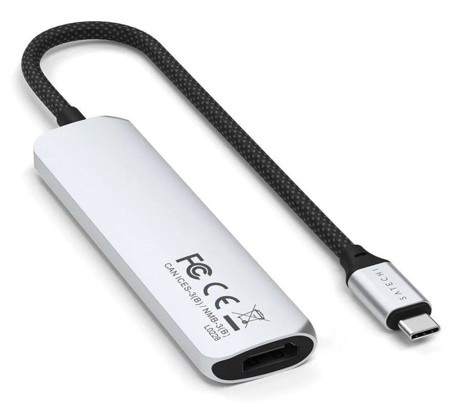 Satechi 4-in-1 USB-C Slim Adapter 4K - silver #5