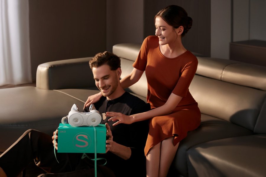 SKG H7-E massageapparat Nakke, Skuldre Hvid #25
