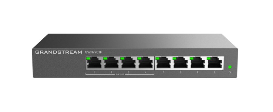 Switch Grandstream PoE GWN7701P (4x PoE do 1000Mbps; 4x do 1000Mbps) #1