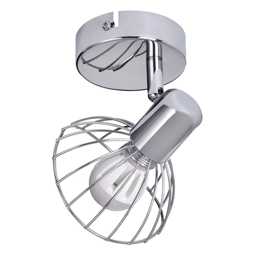 Activejet GIZEL enkelt loft vglampe krom E14 spotlight til stuen #3