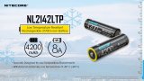 Nitecore NL2142LTP genopladeligt batteri Lithium-Ion (Li-Ion) 4200 mAh 3,6 V #13