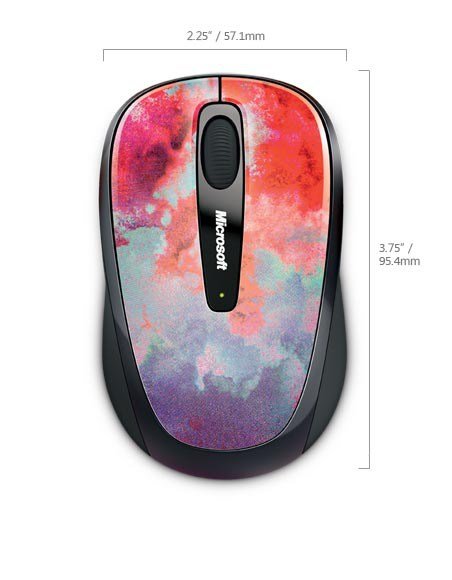 Microsoft Wireless Mobile Mouse 3500 LE mus Kontor RF trdlst BlueTrack #3