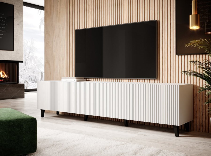 Cama RTV-skab PAFOS 200x42x52 Hvid mat #3