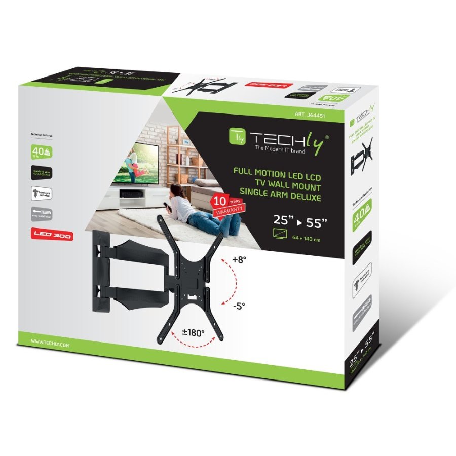 Techly ICA-PLB 271M tv-beslag 132,1 cm (52