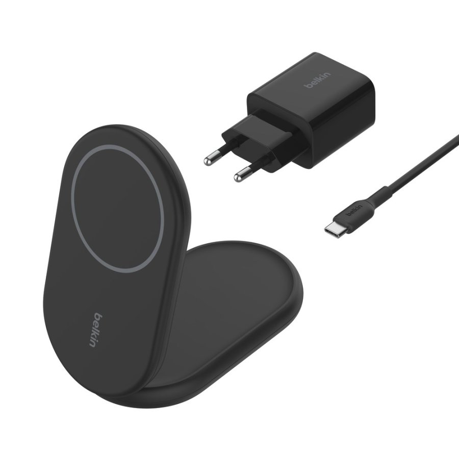 Belkin BoostCharge Hovedtelefoner, Smartphone Sort USB Trdls opladning Hurtig opladning Indendrs #2