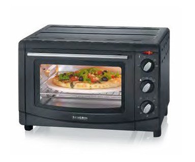 Severin TO 2068 toaster ovn 20 L 1500 W Sort Grill #1
