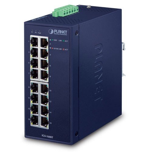 PLANET IGS-1600T netvrksswitch Ikke administreret L2 Gigabit Ethernet (10/100/1000) Bl #1