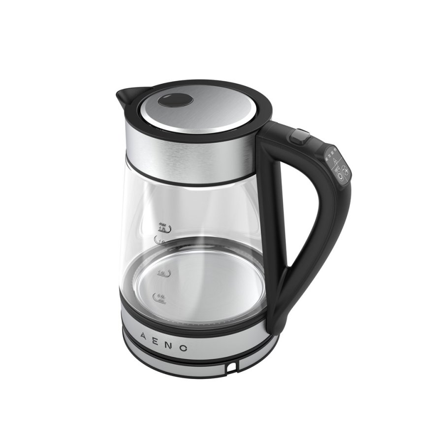 AENO EK1S elkedel 1,7 L 2200 W Sort, Slv, Transparent #2
