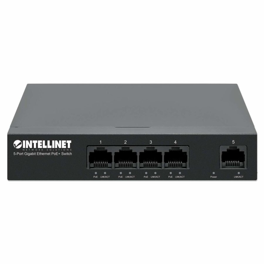 Intellinet 561792 netv�rksswitch Gigabit Ethernet (10/100/1000) Str�m over Ethernet (PoE) Sort #3