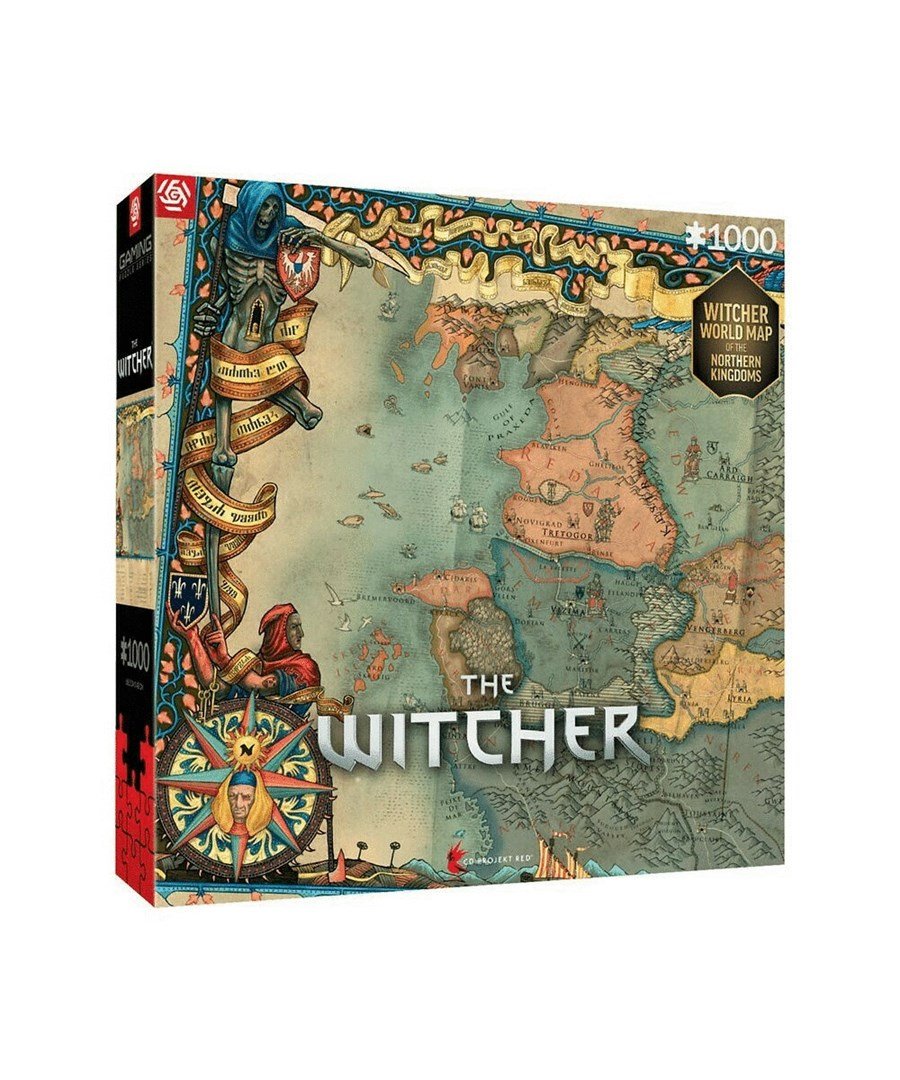 Good Loot The Witcher: Northern Kingdom Map Puslespil 1000 stk #1