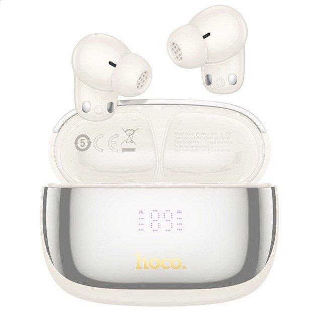 Hoco EQ20 Rhyme Trdlst headset i rerne Opkald/musik Bluetooth Hvid #2