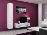 Cama RTVVIGO140N b/b TV stativ & underholdningscenter 2 hylder #9