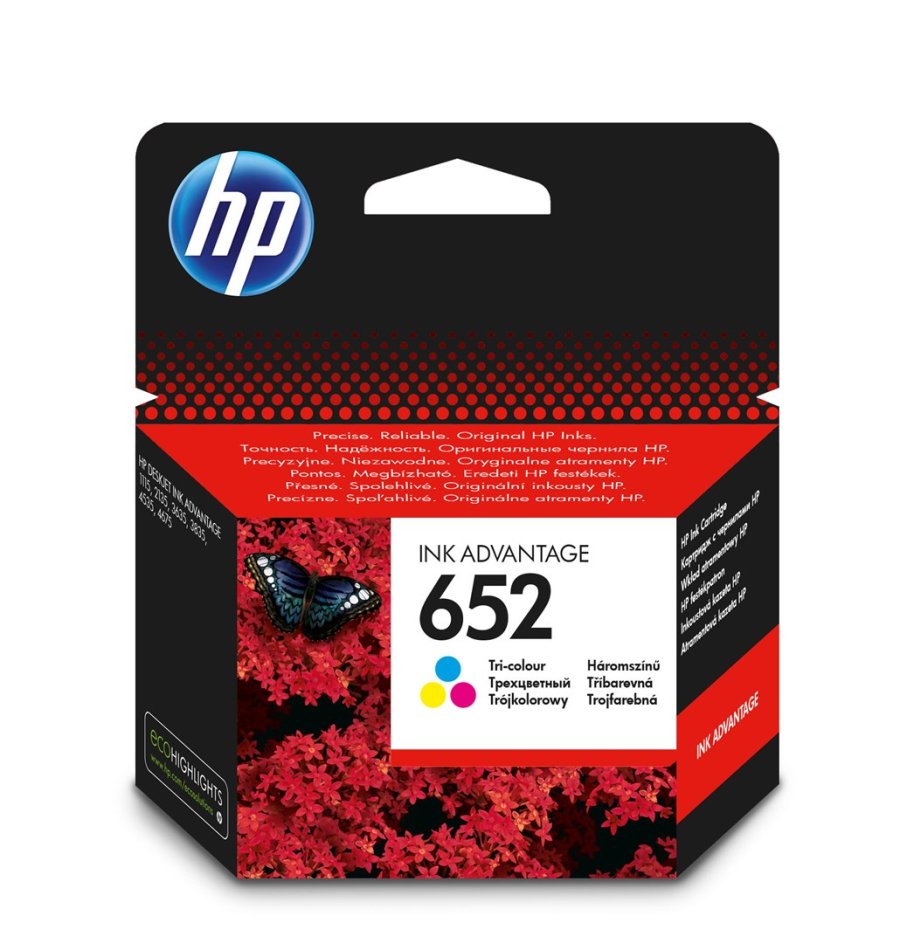 HP 652 Original Magenta, Bl, Gul #1