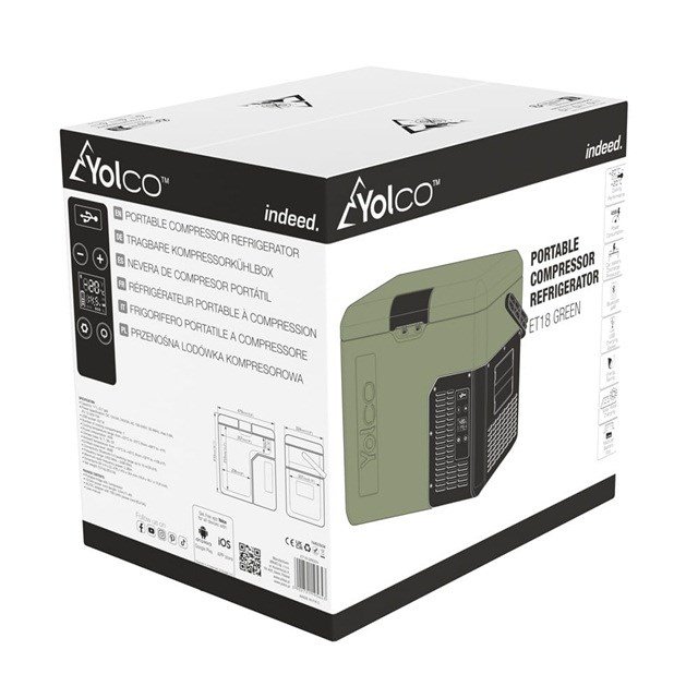 YOLCO ET18 Green Brbart kompressorkleskab #8