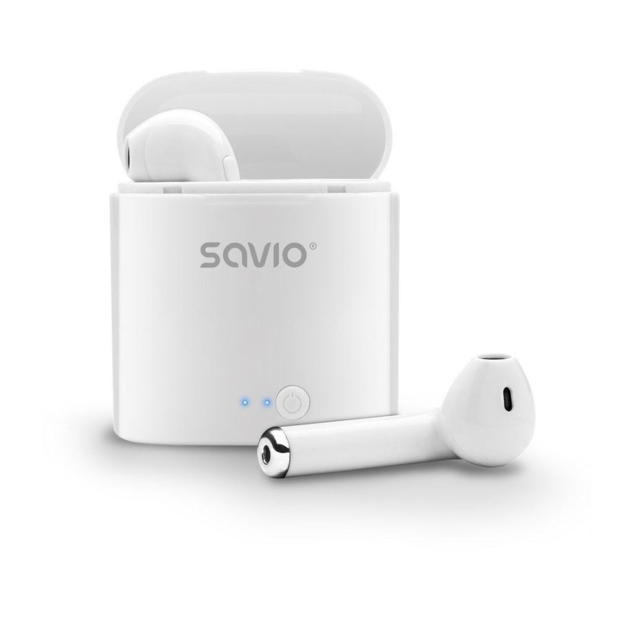 Bluetooth hovedtelefoner Savio TWS-01 Hvid #1