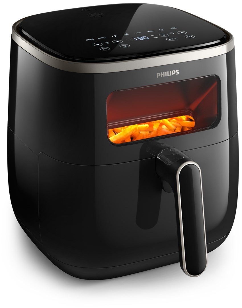 Philips 3000 series HD9257/80 frituregryde Dobbelt 5,6 L Enkeltstende 1700 W Varmluftsteger Sort #7