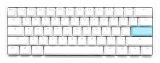 Ducky DKON2061ST tastatur Spil USB QWERTY US International Hvid #1