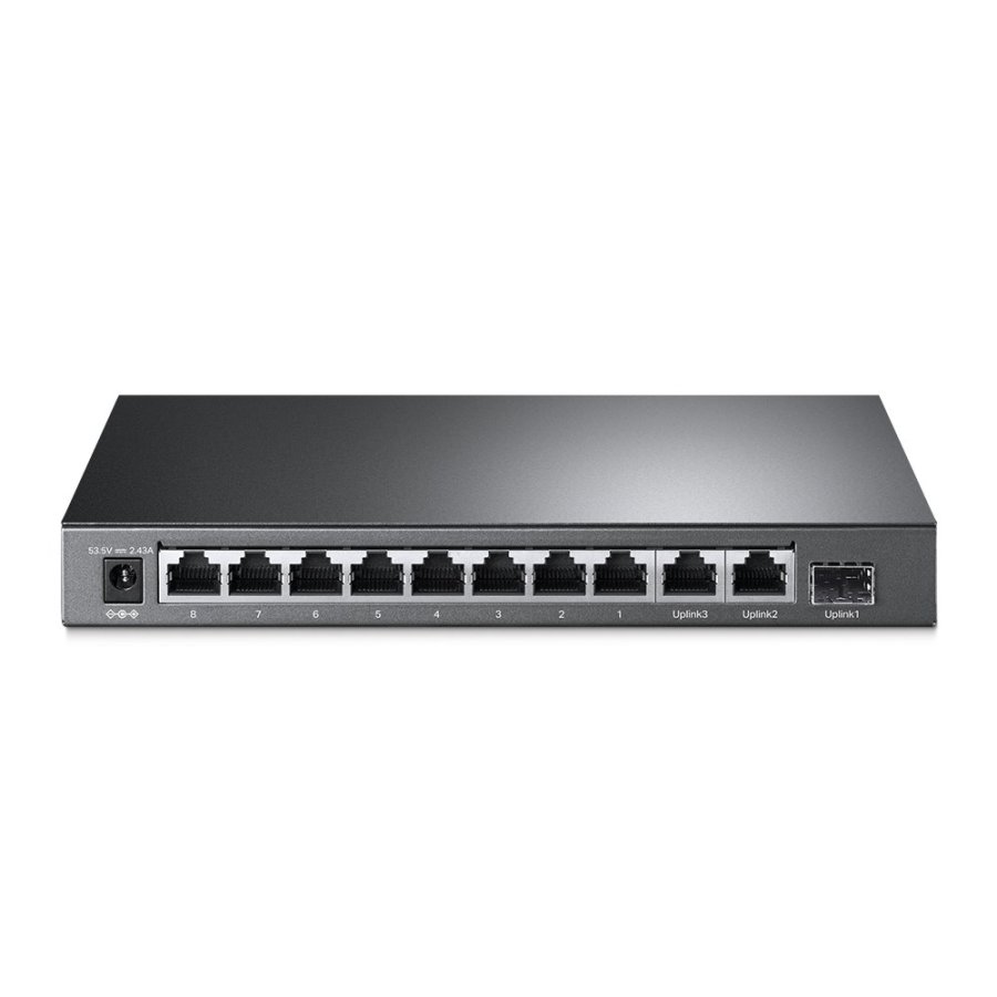TP-Link TL-SL1311MP netv�rksswitch Ikke administreret Fast Ethernet (10/100) Str�m over Ethernet (PoE) Sort #4