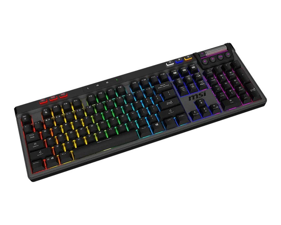 MSI STRIKE PRO WIRELESS tastatur Spil USB + Bluetooth QWERTY US engelsk Sort #4
