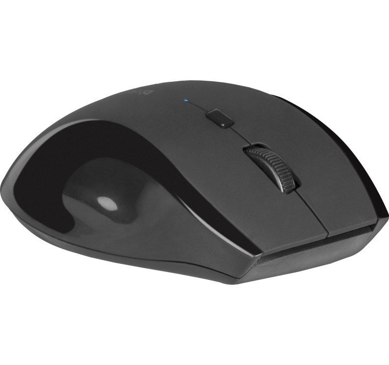 FORSVARSMUS ACCURA MM-295 RF SORT OPTISK 1600DPI 6P #1