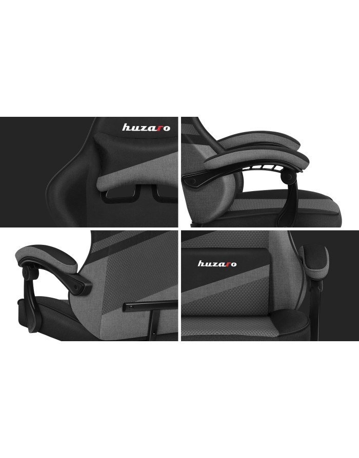 Gaming-stol - Huzaro Force 4.4 Grey Mesh #5