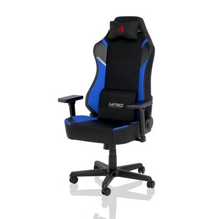 Nitro Concepts X1000 PC gamingstol Polstret sde Sort, Bl #4