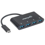 Manhattan 162746 interface hub USB 3.2 Gen 1 (3.1 Gen 1) Type-C 5000 Mbit/s Sort #3