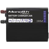 Qoltec 51959 Smart Monolith oplader til LiFePO4 AGM GEL SLA batterier | 20A | 12V #14