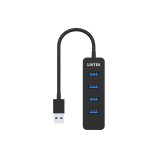 UNITEK uHUB Q4 USB 3.2 Gen 1 (3.1 Gen 1) Type-A 5000 Mbit/s Sort #4