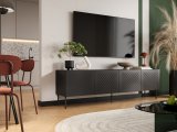 Cama RTV-skab SIENA 200x40x60 mat sort #3