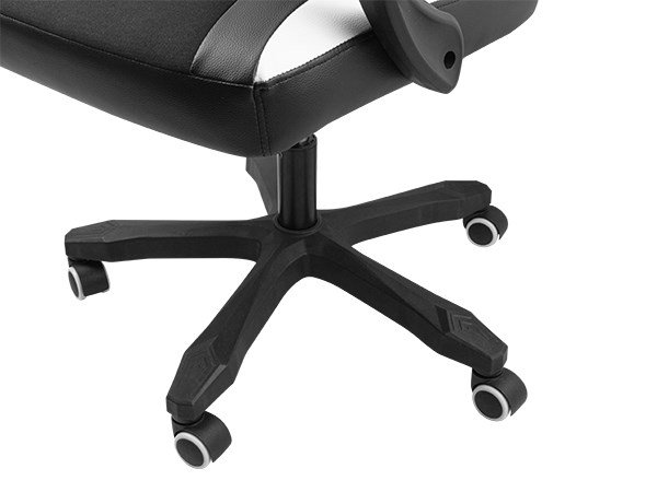 FURY Avenger M+ Universal gamingstol Polstret sde Sort, Hvid #11
