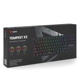 Savio Tempest x2 RGB mekanisk tastatur, Outemu RED #6