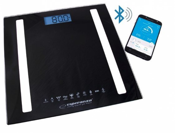 Esperanza EBS016K badevgt Elektronisk personlig vgt Firkant Sort #1