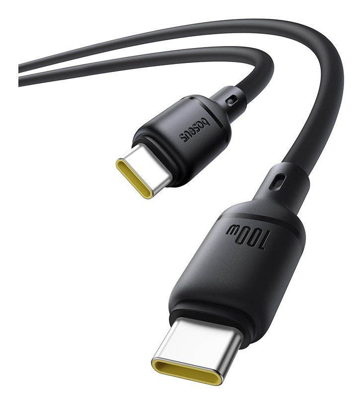 Baseus Silky arj Kablo TYPE-C-C 1m-Syh USB-kabel USB C Sort #4