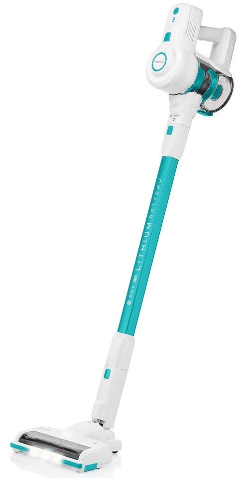 Hyundai HYUVC938 stav st�vsuger & elektrisk kost 2-i-1 stangst�vsuger Batteri Dry HEPA Posel�s 0,6 L Hvid, Turkis #3